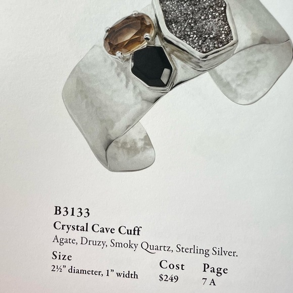 Silpada Crystal Cave Cuff - Picture 4 of 9